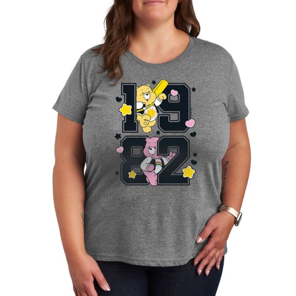 

Футболка с принтом Care Bears 1982 Licensed Character, серый