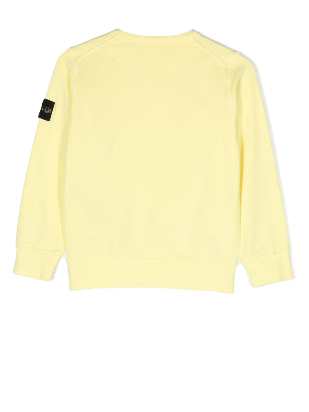 Толстовка с круглым вырезом и нашивкой в виде компаса Stone Island Junior, желтый — фото 2
