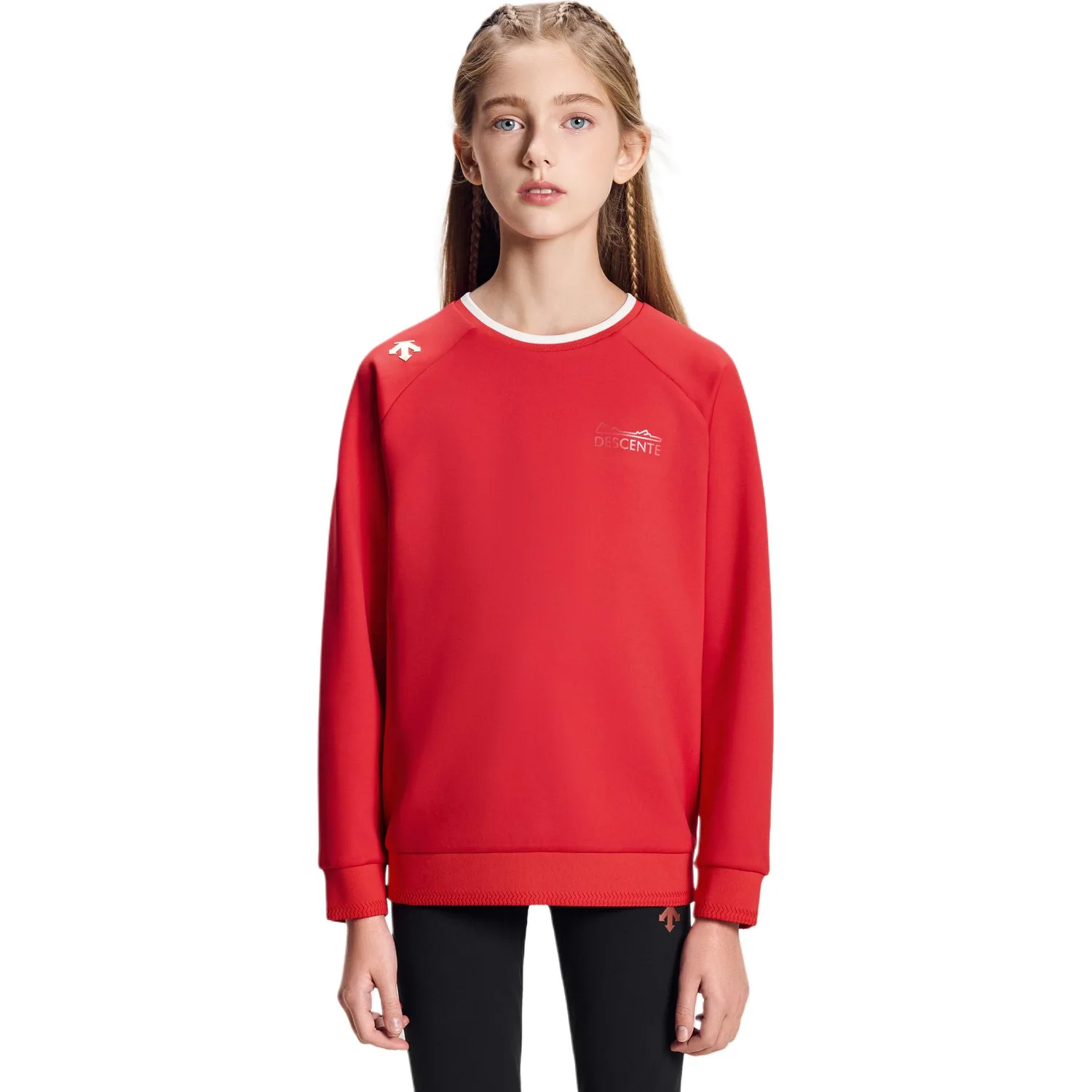 Свитшот SKI STYLE детский DESCENTE, RD-Red