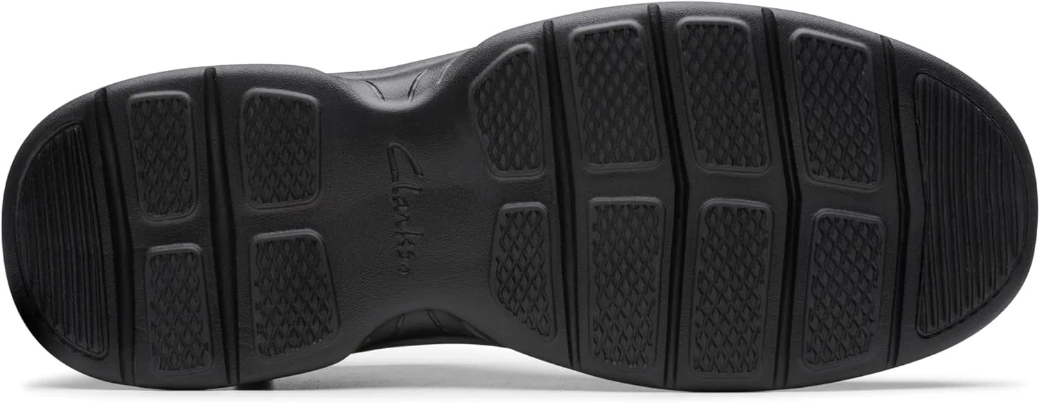 Clarks - - Мужские ботинки Bradley Up, Black Leather — фото 4