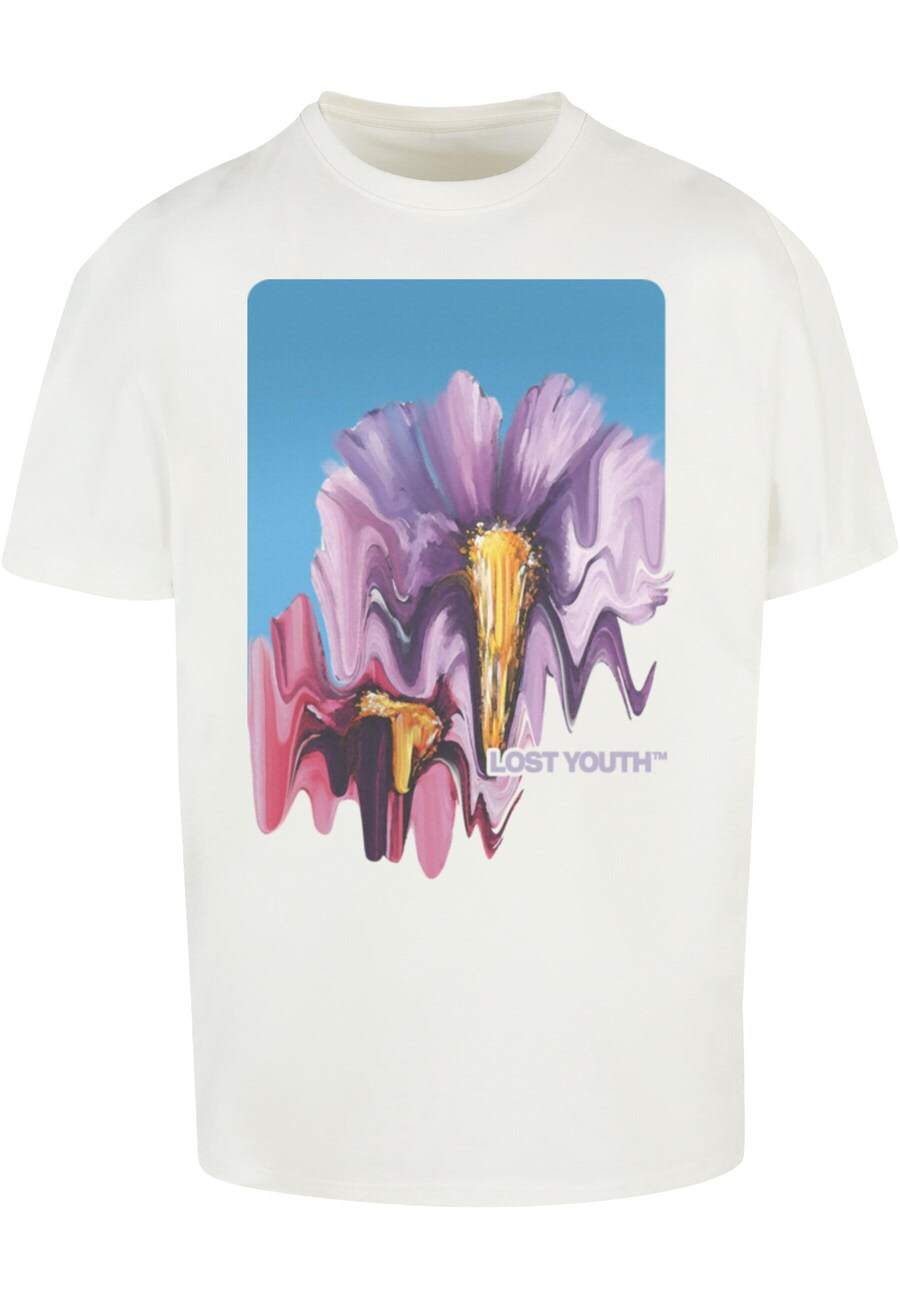 

Классическая футболка Lost Youth Shirt Blurred Flowers, белый