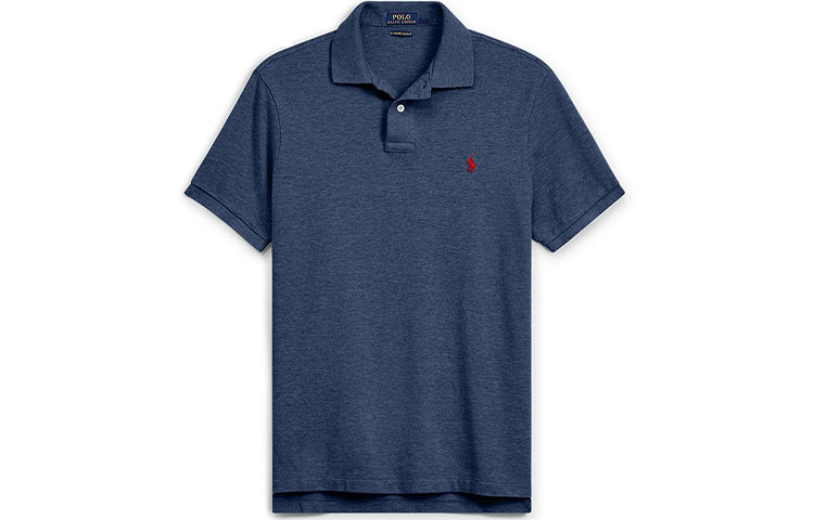 

Поло пони хлопковая поло Polo Ralph Lauren, синий