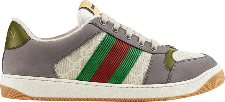 

Кроссовки Gucci Screener 'GG Canvas - Grey Beige', кремовый, Серый, Кроссовки Gucci Screener 'GG Canvas - Grey Beige', кремовый