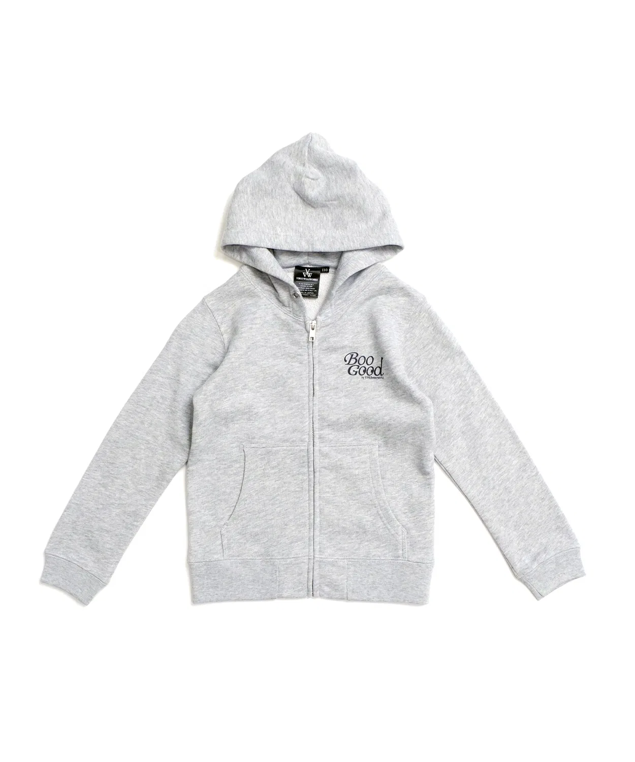 Детская кофта-худи Zip Hoodie TM paint с принтом, VIRGO, натуральный — фото 4