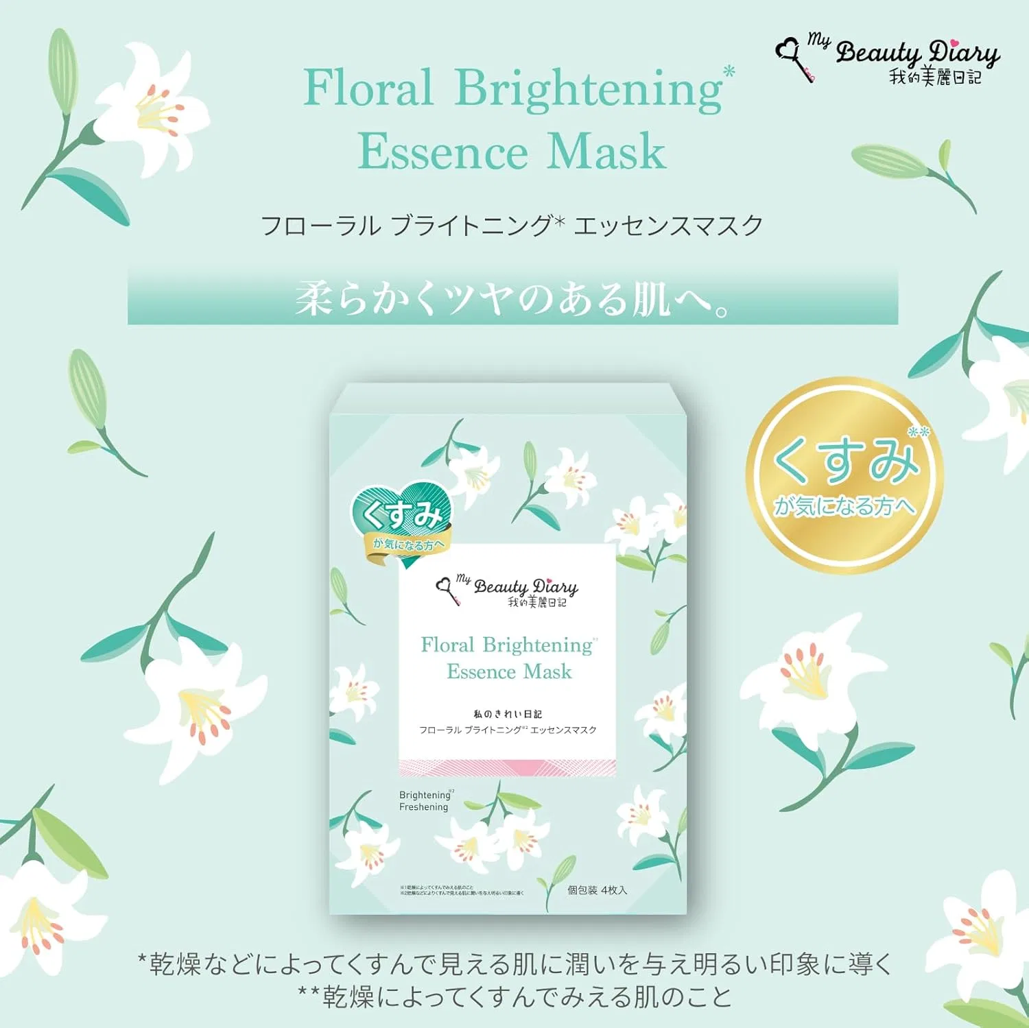 Эссенция My Beauty Diary — Тканевая Floral Brightening Essence — фото 2