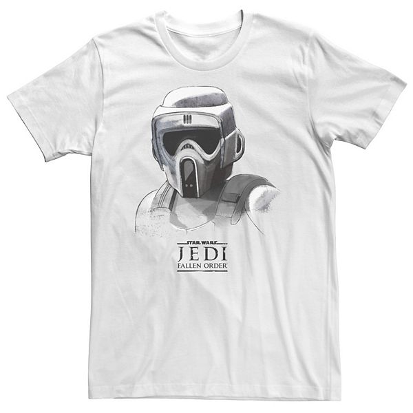 

Футболка Big & Tall Jedi: Fallen Order Grayscale Scout Trooper Star Wars