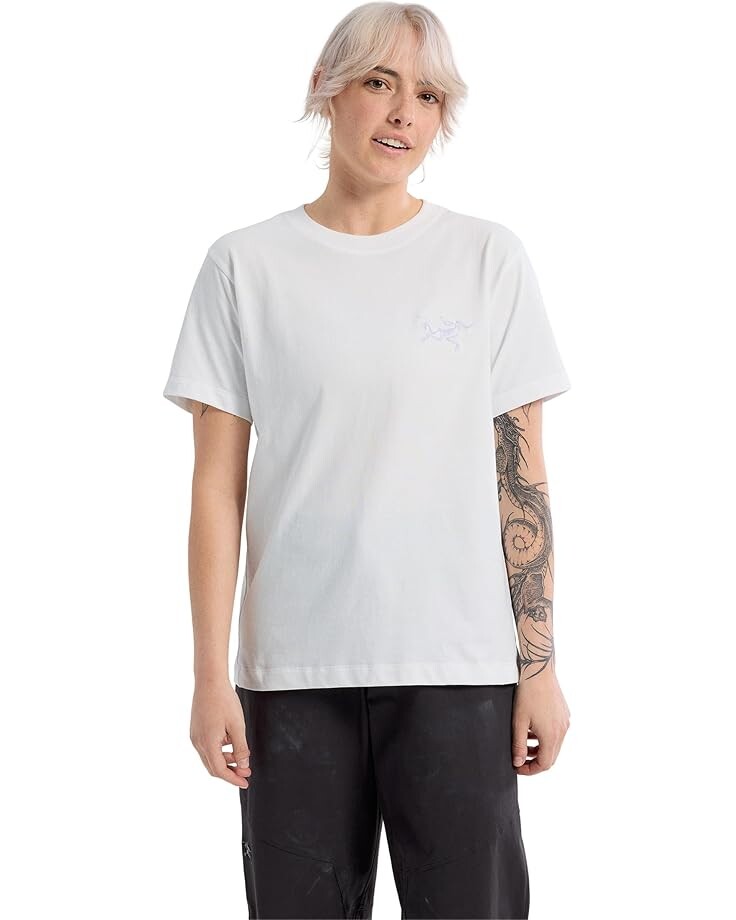 

Футболка Arc'teryx Kragg Cotton Little Bird Crew Short Sleeve, цвет White Light/White