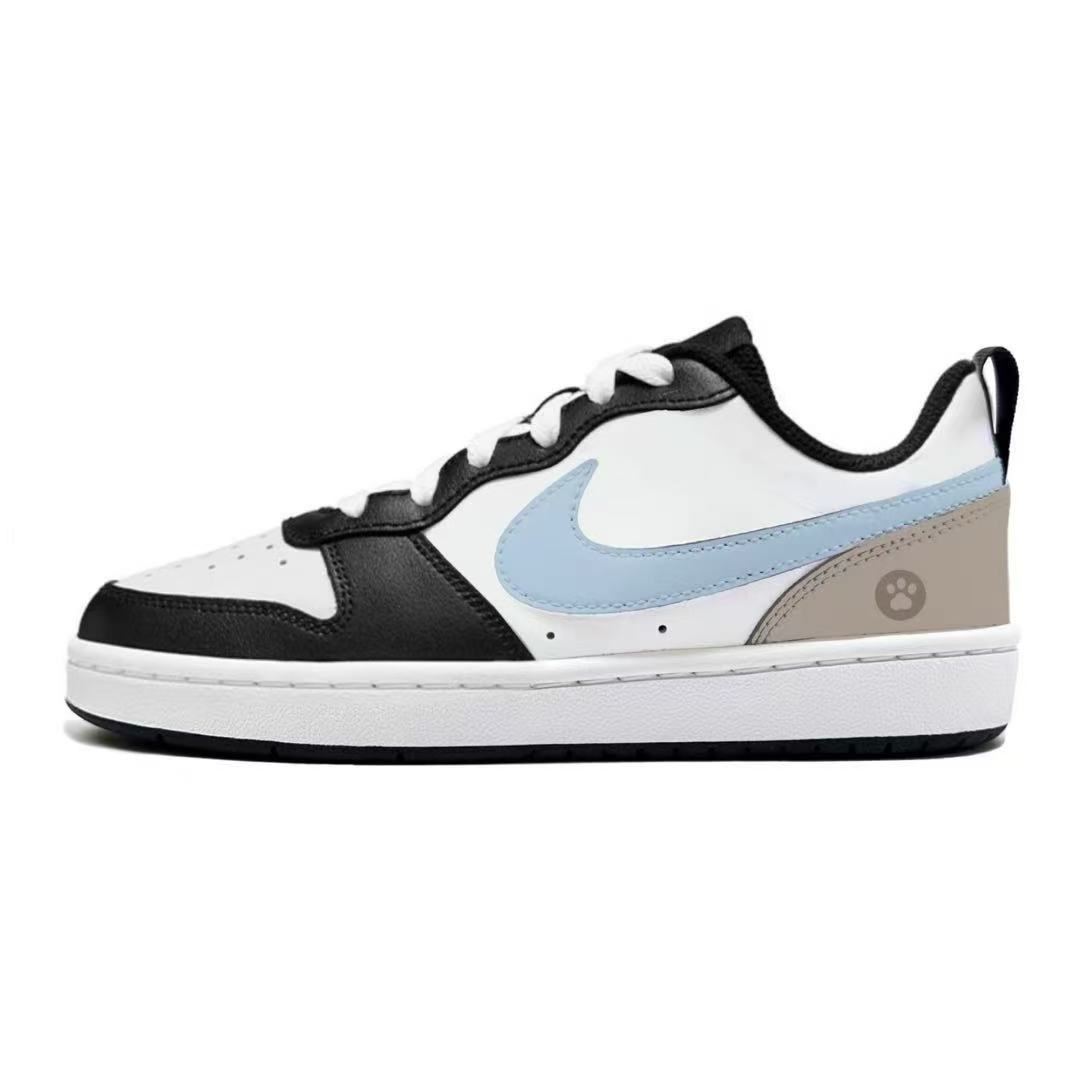 

Nike Court Borough коричневые устойчивые к истиранию Paw низкие кроссовки для скейтбординга детские