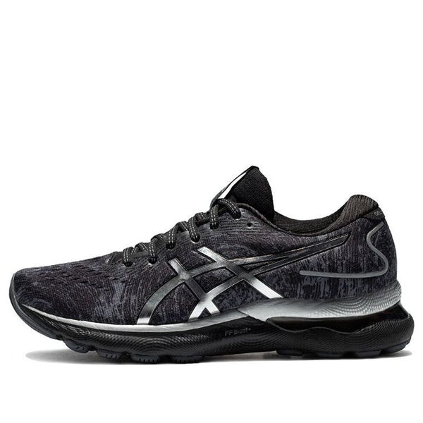 Кроссовки гель нимбус 24 платина Asics, черный