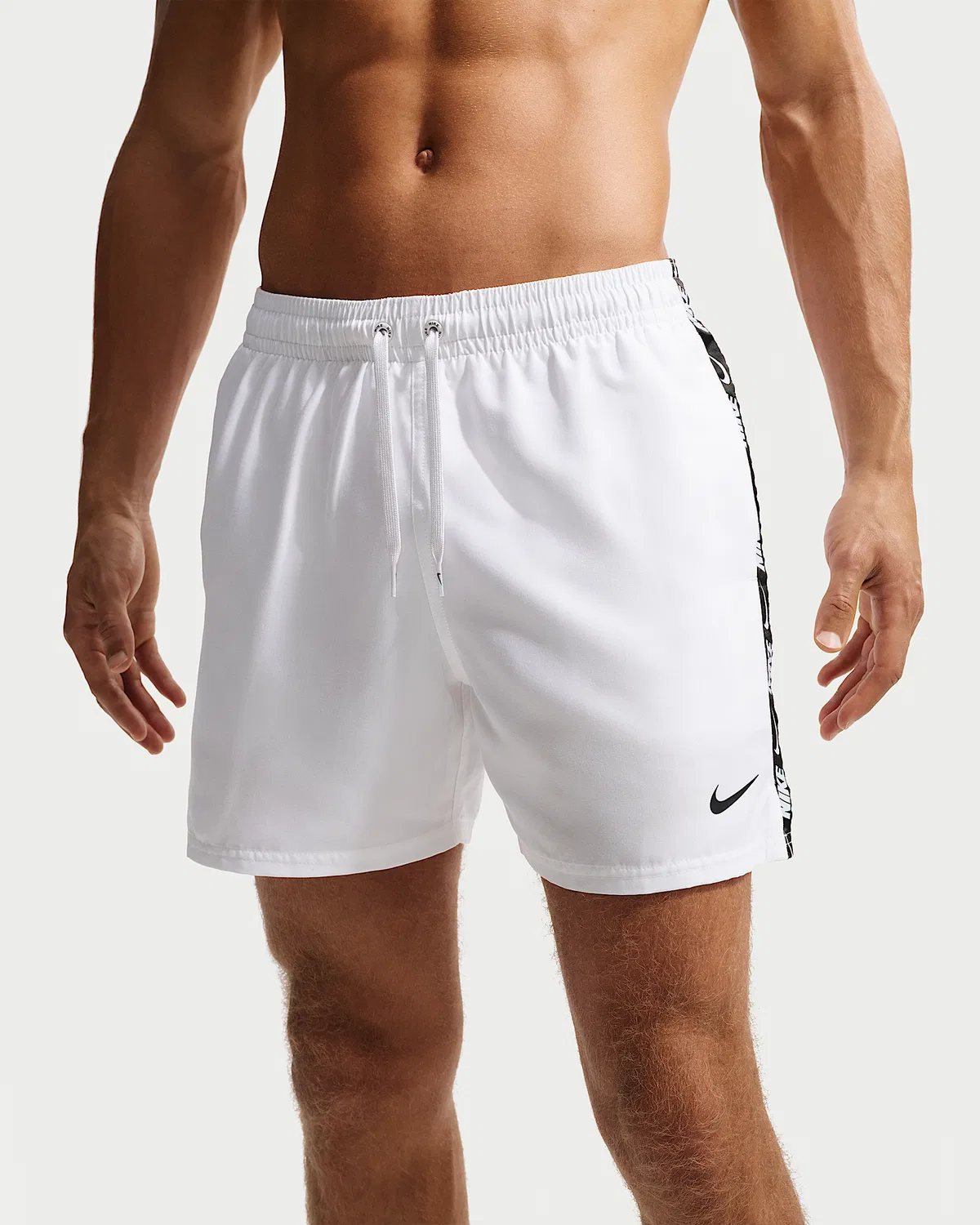 Мужские плавательные шорты Nike Swim Breaker 5" с подкладкой, White — фото 2