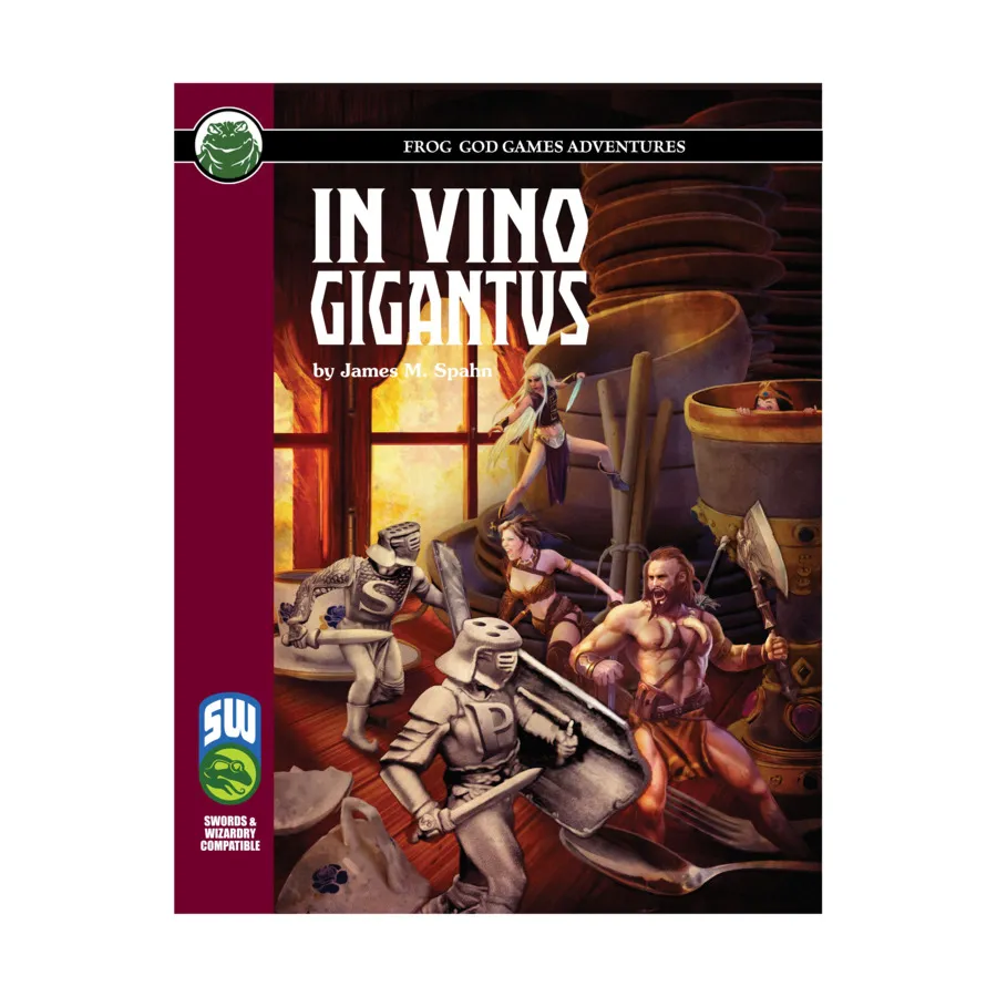 

In Vino Gigantus (Swords & Wizardry), Swords & Wizardry (Frog God Games), мягкая обложка