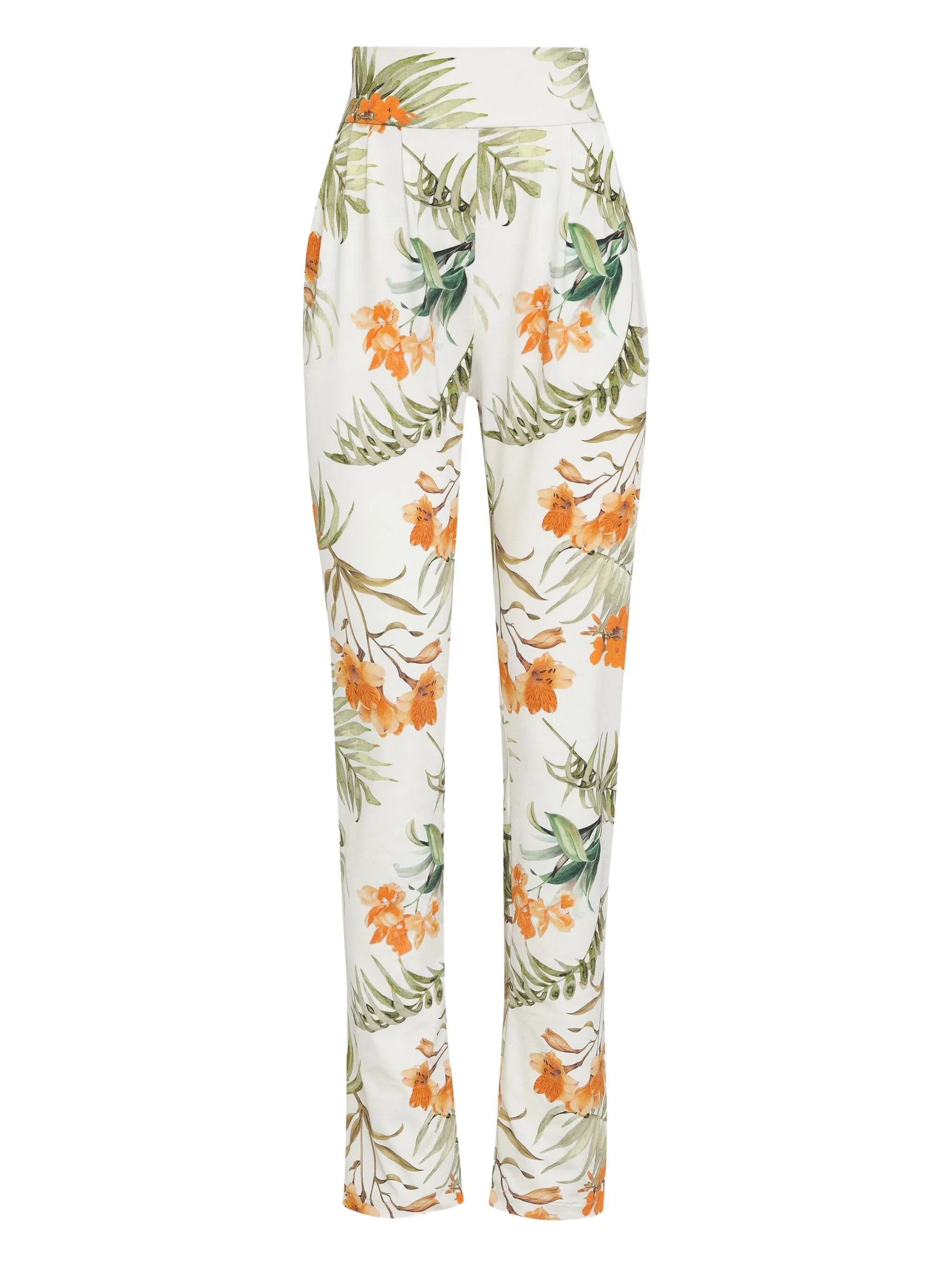 

Брюки с цветочным принтом Brigitte, белый