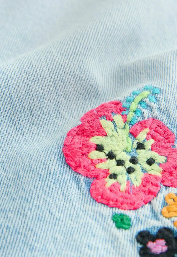 Джинсы свободного кроя Next, Fluro Embroidery — фото 2