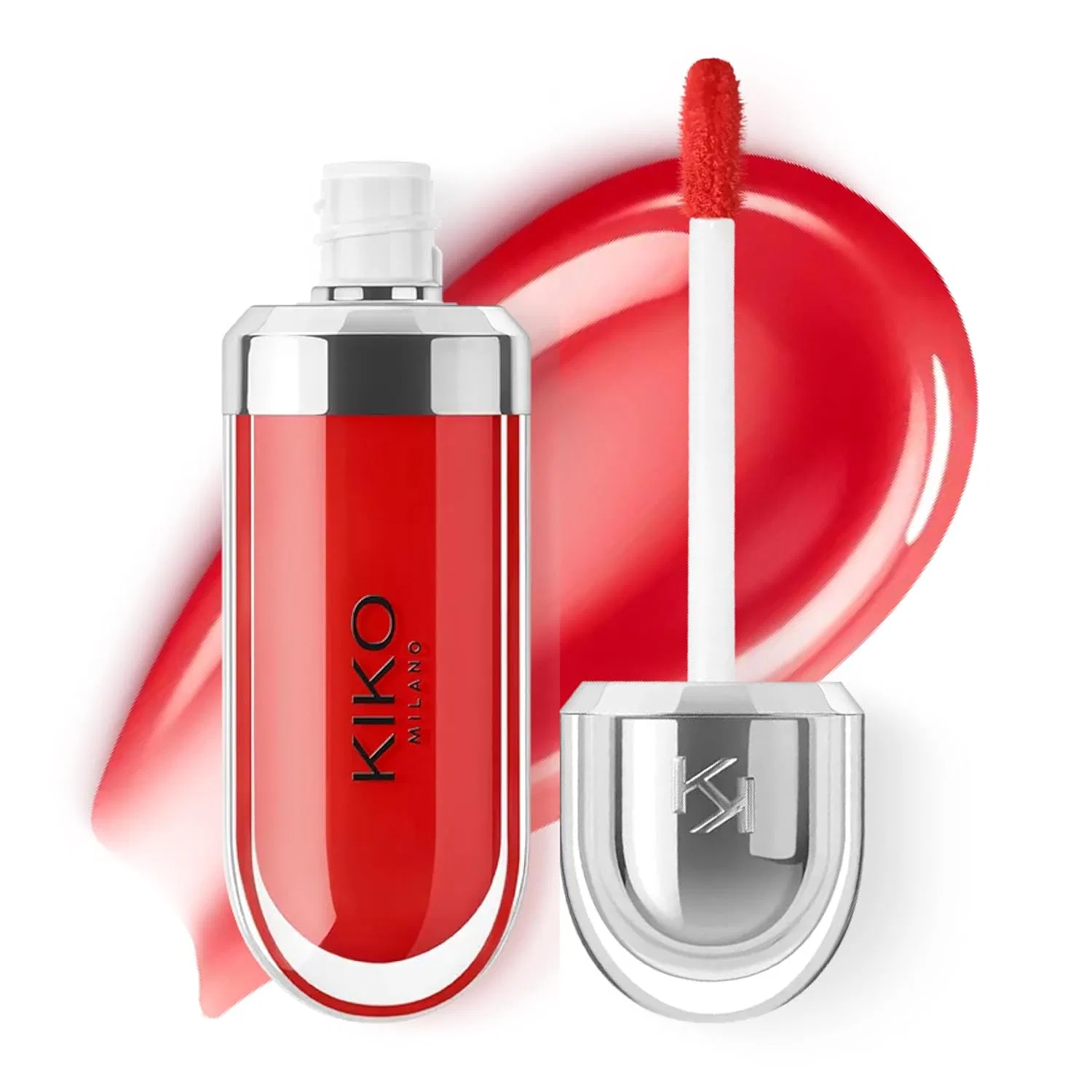 Питательный блеск для губ с 3D-эффектом «3D Hydra Lipglos» от KIKO Milano Kiko Milano, 13 Fire Red