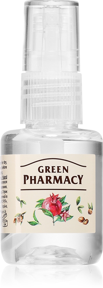 

Сыворотка с жидким шелком и маслом арганы и гранатом для поврежденных волос Green Pharmacy, 30 мл