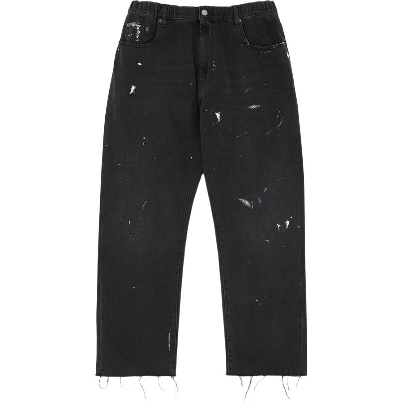 

Рваные джинсы Mm6 Maison Margiela, черный