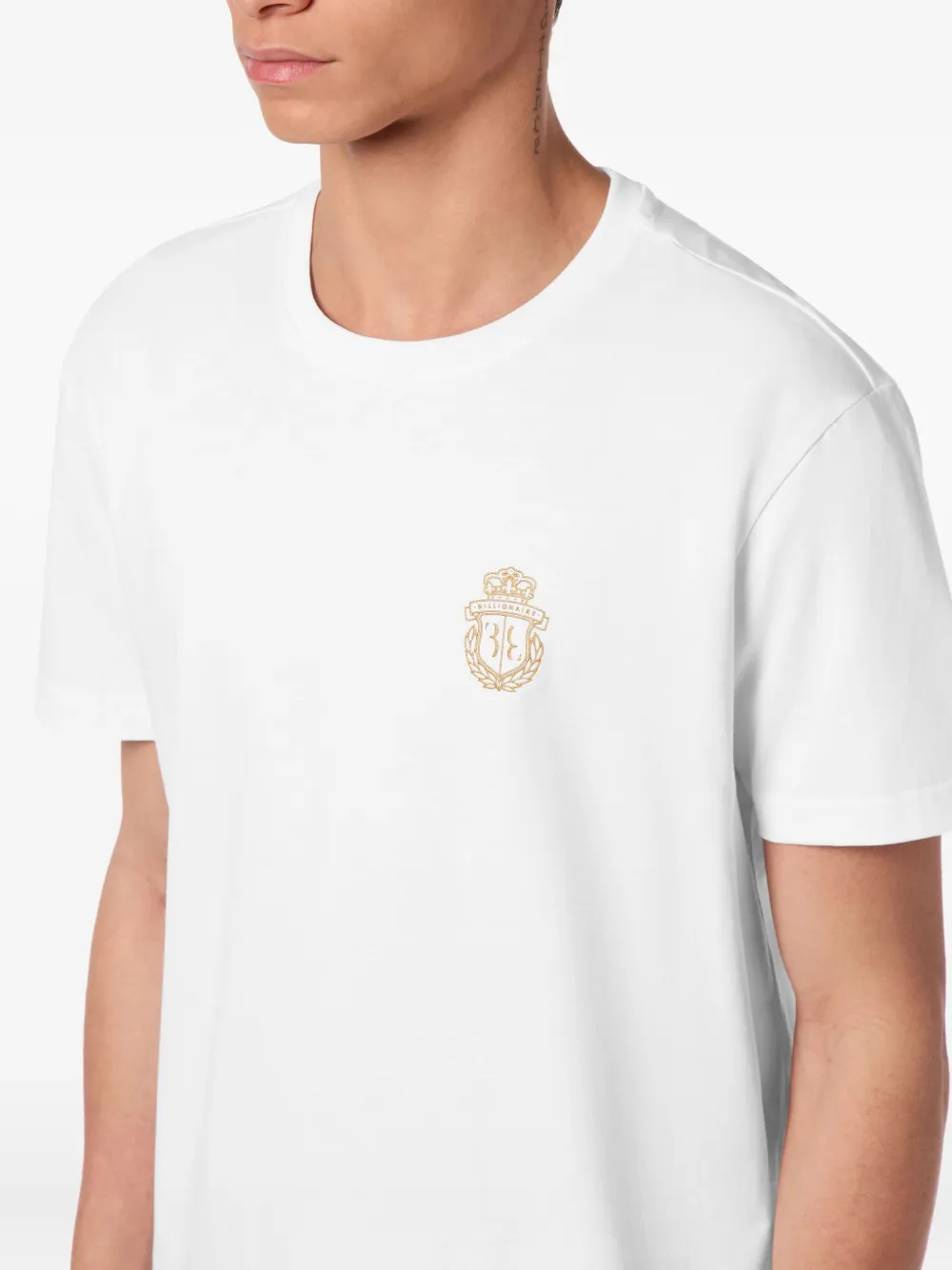 

Футболка Crest с круглым вырезом Billionaire, белый