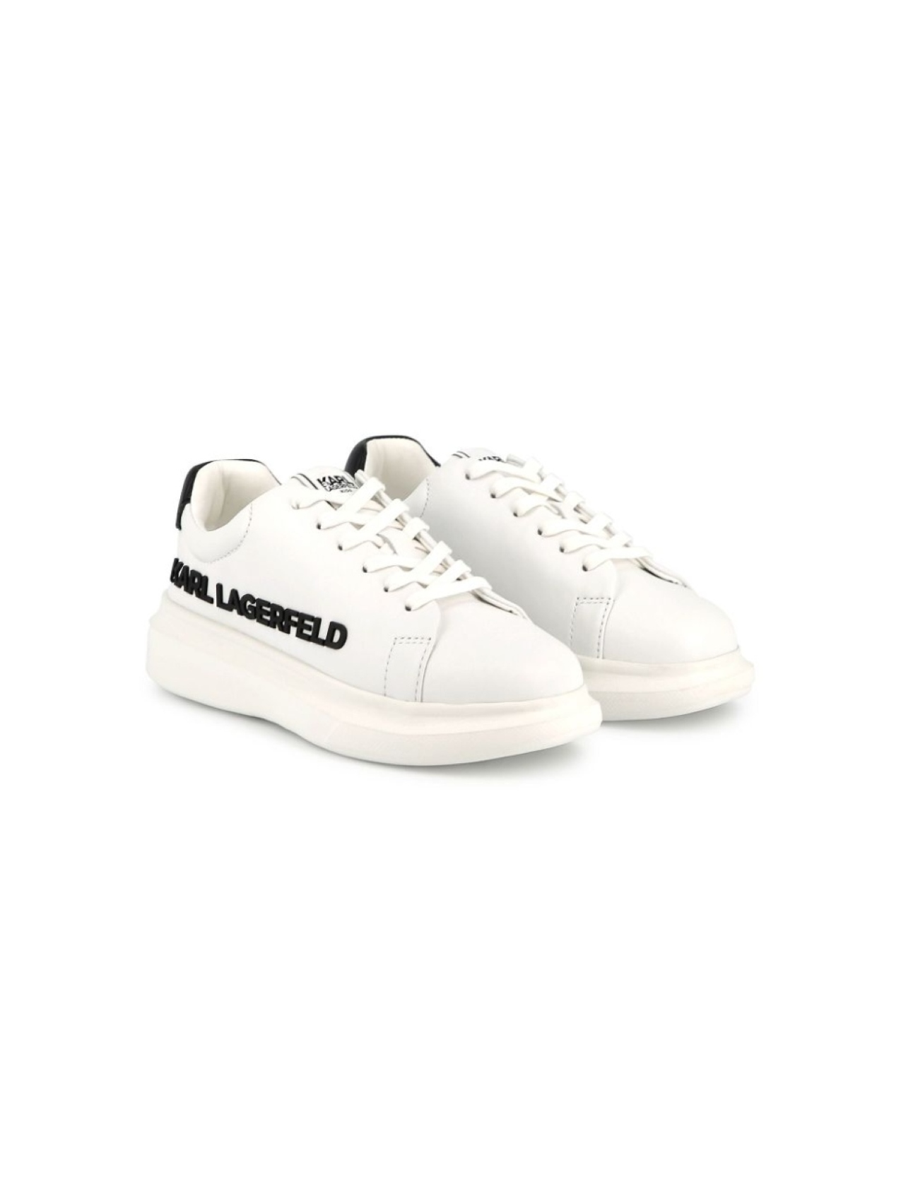 

Karl Lagerfeld Kids кроссовки с логотипом, белый