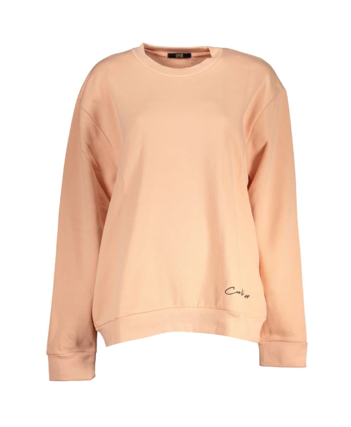 

Элегантная розовая флисовая толстовка Cavalli Class, розовый