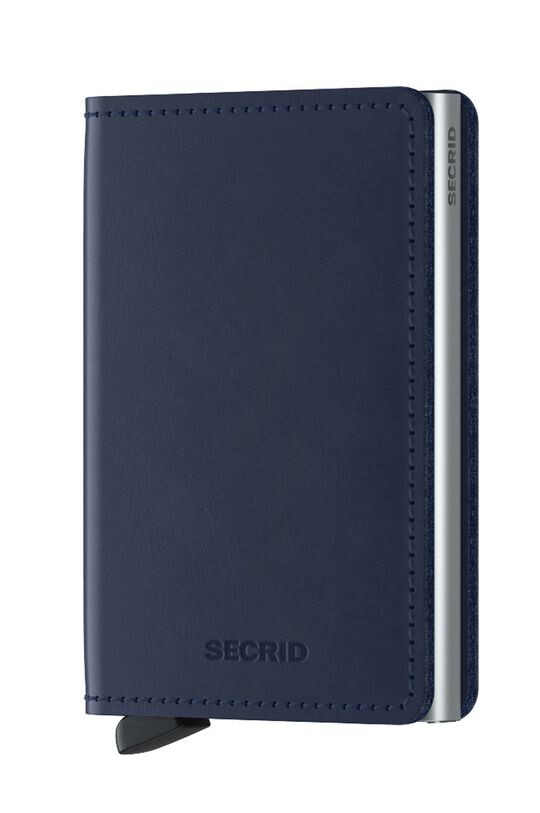 

Кожаный кошелек Secrid, темно-синий