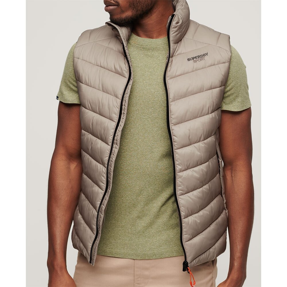 

Жилет Superdry Fuji Vest, бежевый