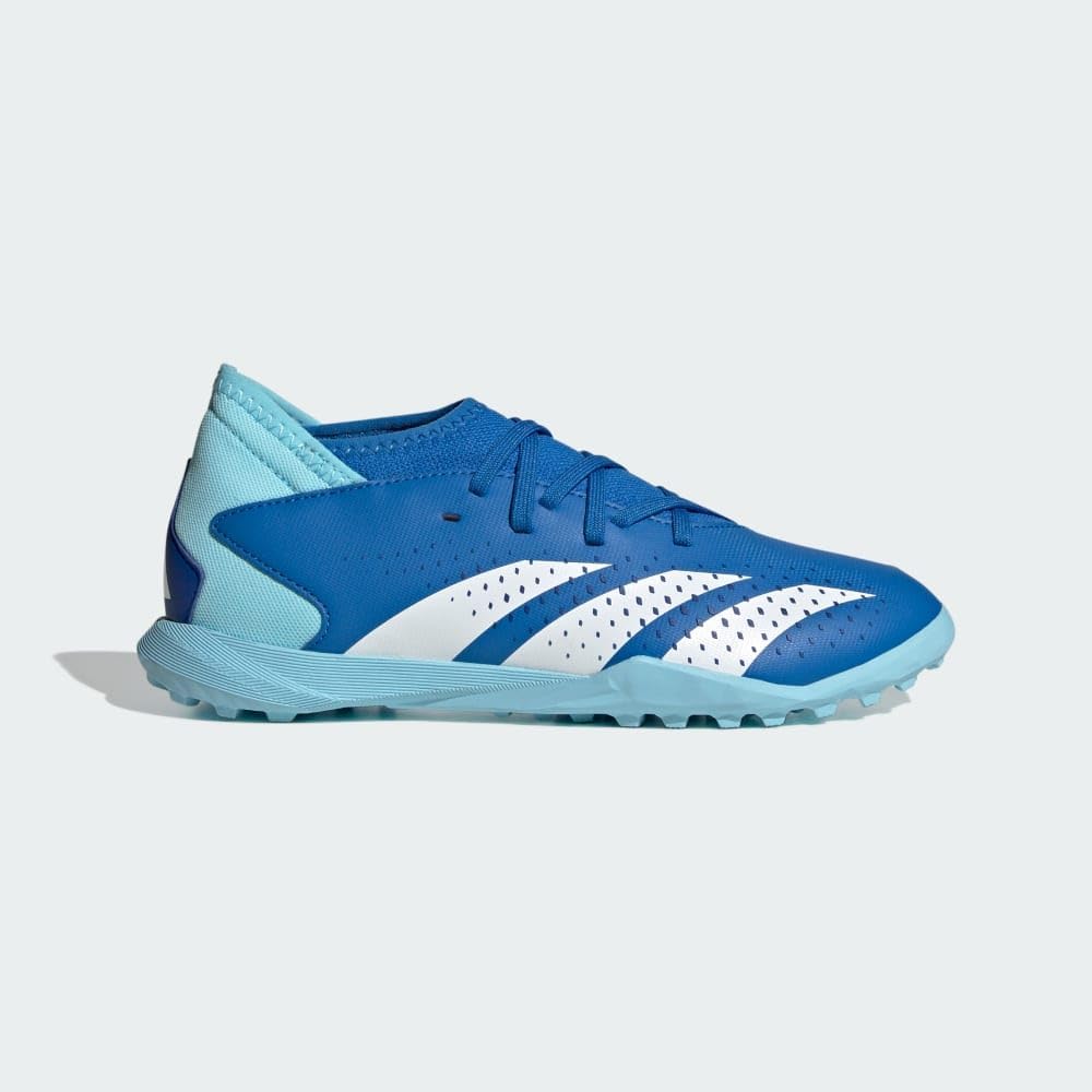 Кроссовки Adidas Unisex Accuracy.3 для игры на искусственном газоне, белый/синий — фото 2