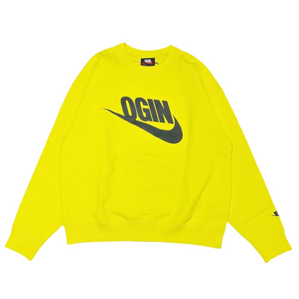 

NIGO NRG OGIN CREW FLC свитшот унисекс Nike, желтый