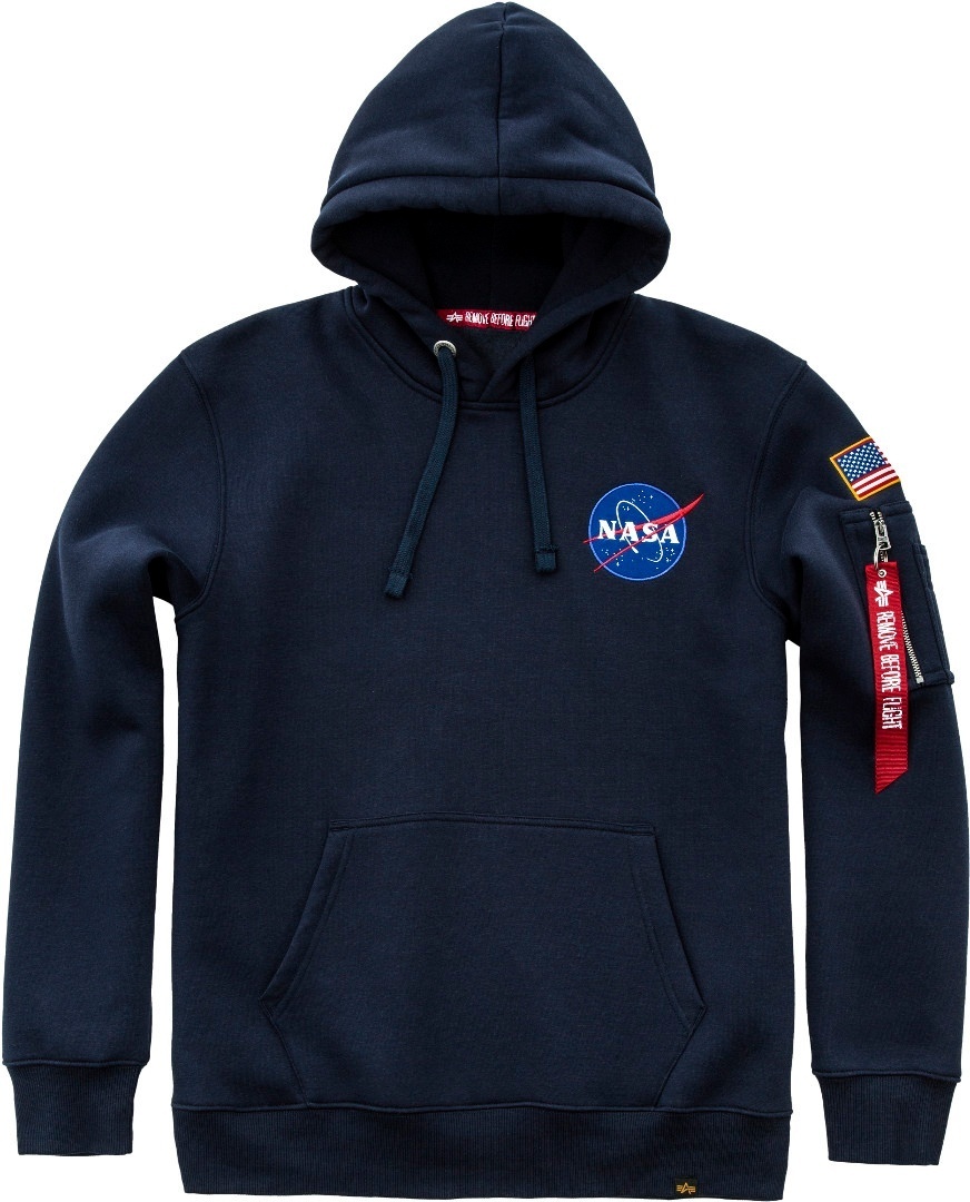 

Худи Alpha Industries Space Shuttle Hoodie, темно-синий