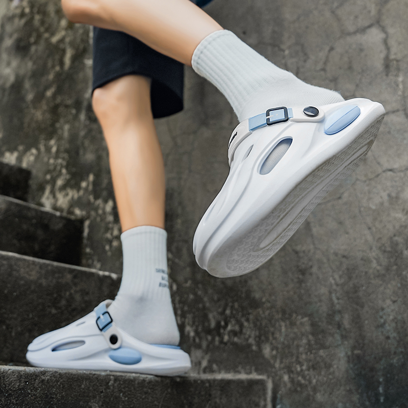 CariteSport Клоги унисекс бело-голубые, цвет White Blue — фото 4