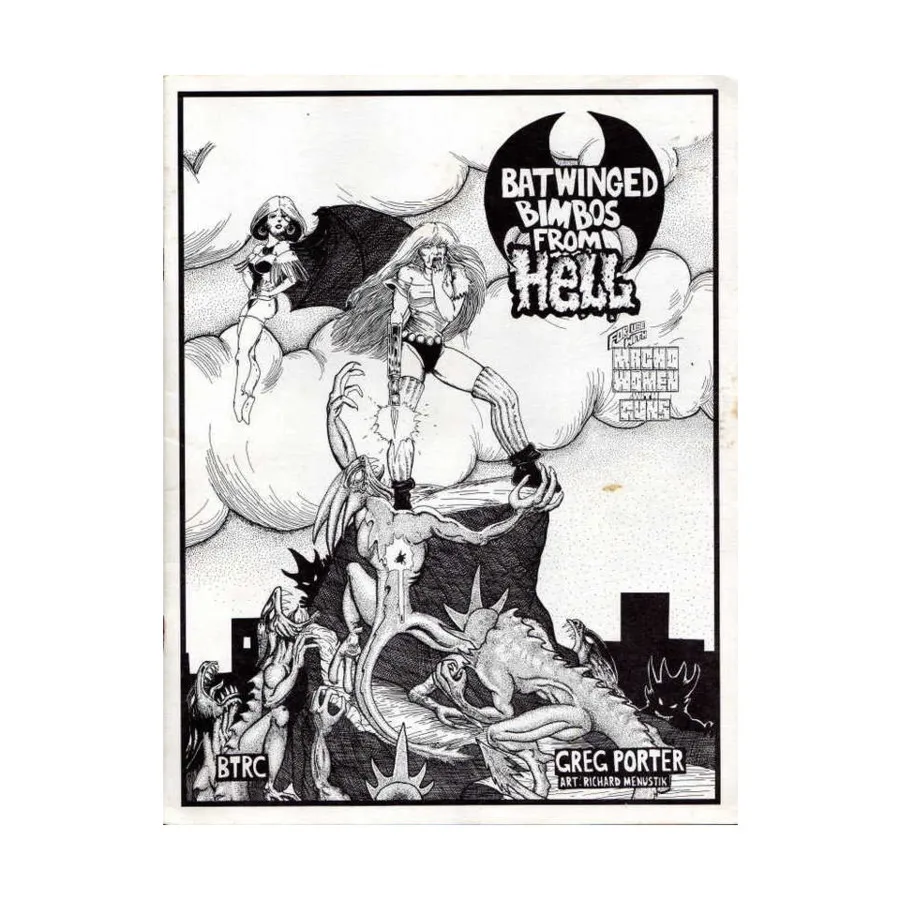 

Batwinged Bimbos from Hell, Macho Women With Guns, мягкая обложка