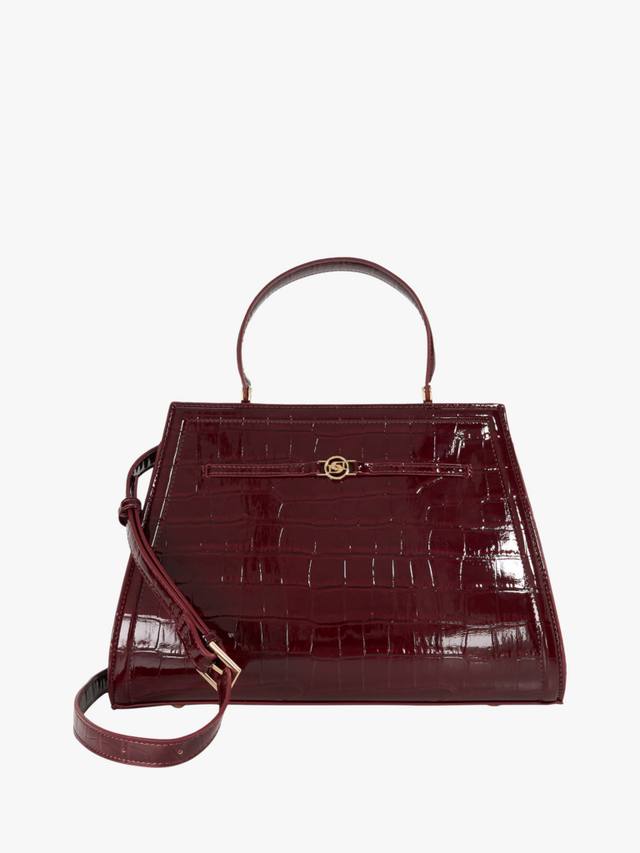 

Сумка Dante через плечо Dune London, Burgundy