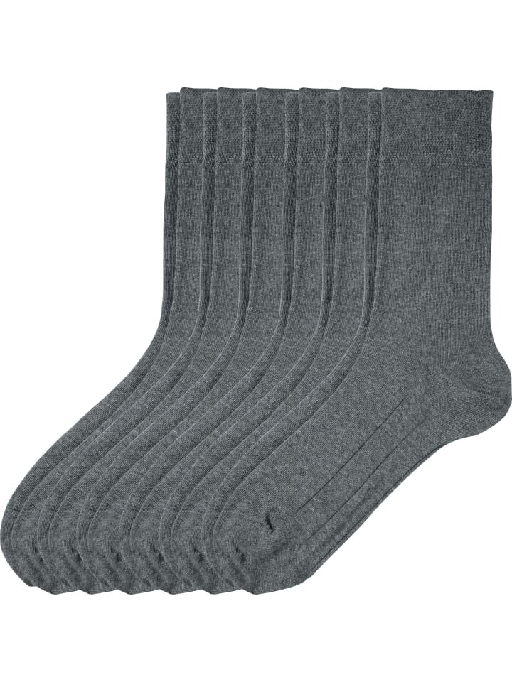 

Носки Erwin Müller Unisex 6 Paar, серый