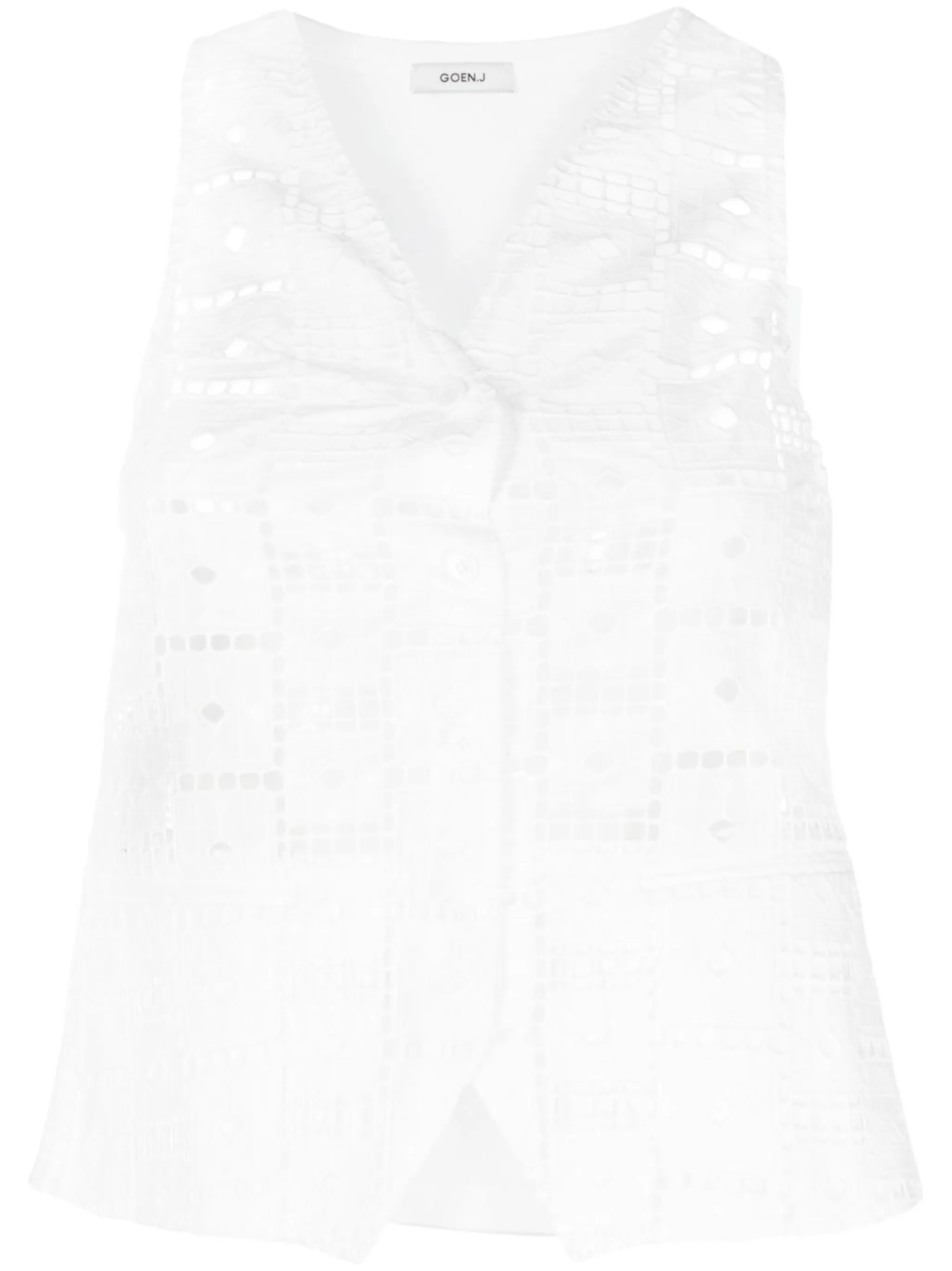 

Жилет с вырезами Goen.J, белый