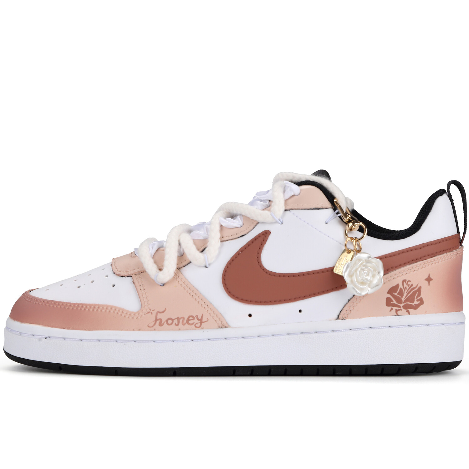 

Кроссовки Nike Court Borough Skateboarding Shoes Women's Low-top, розовый