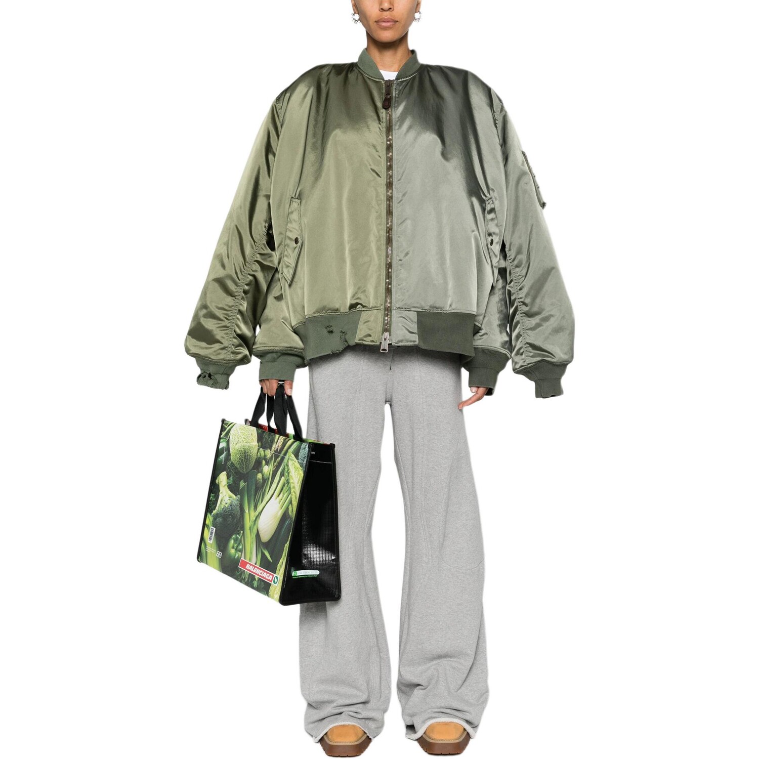 

Куртка женская зеленая Balenciaga