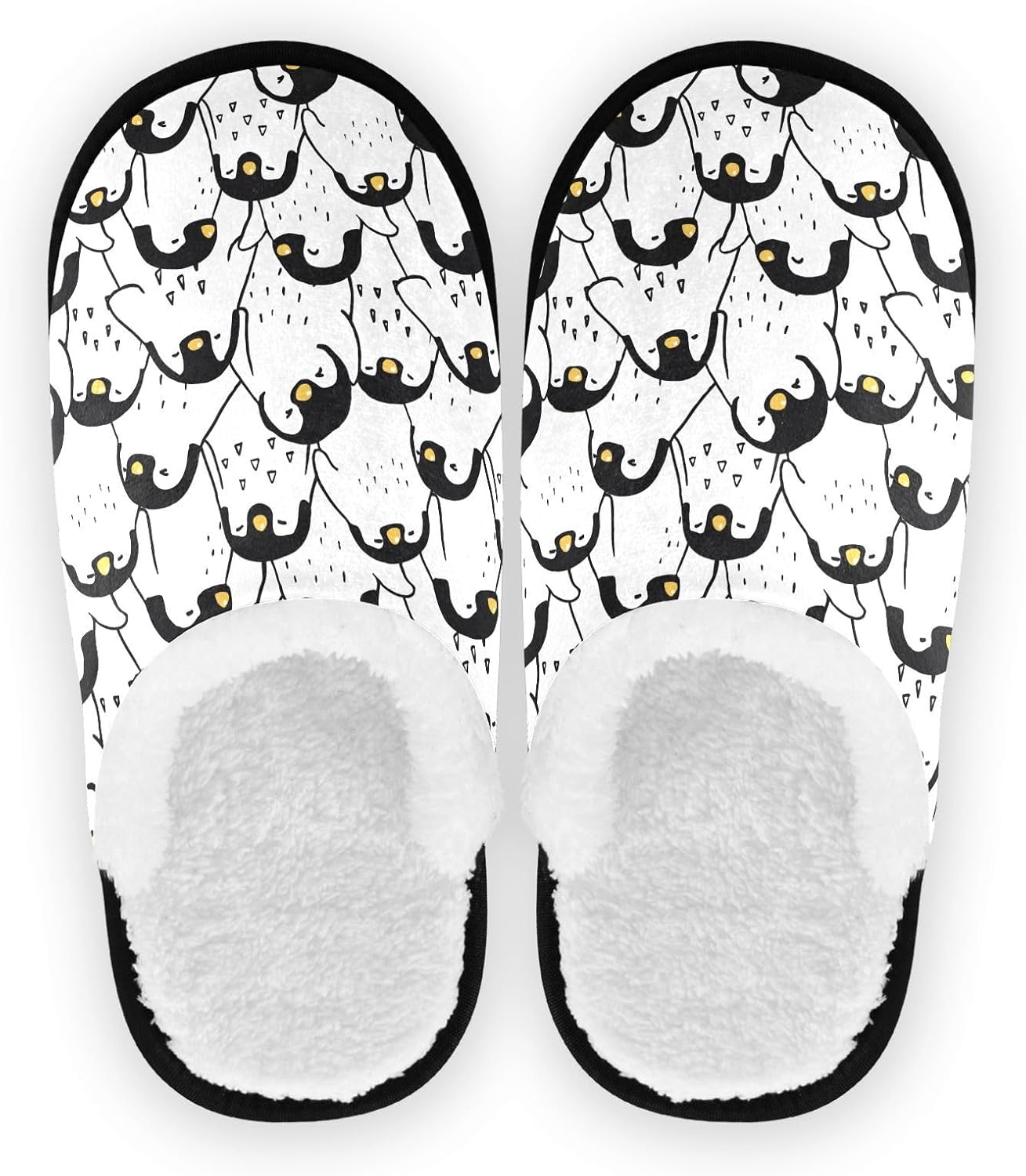 

Домашние тапочки JHKKU Penguin для женщин и мужчин, пушистые, теплые и удобные для дома и путешествий