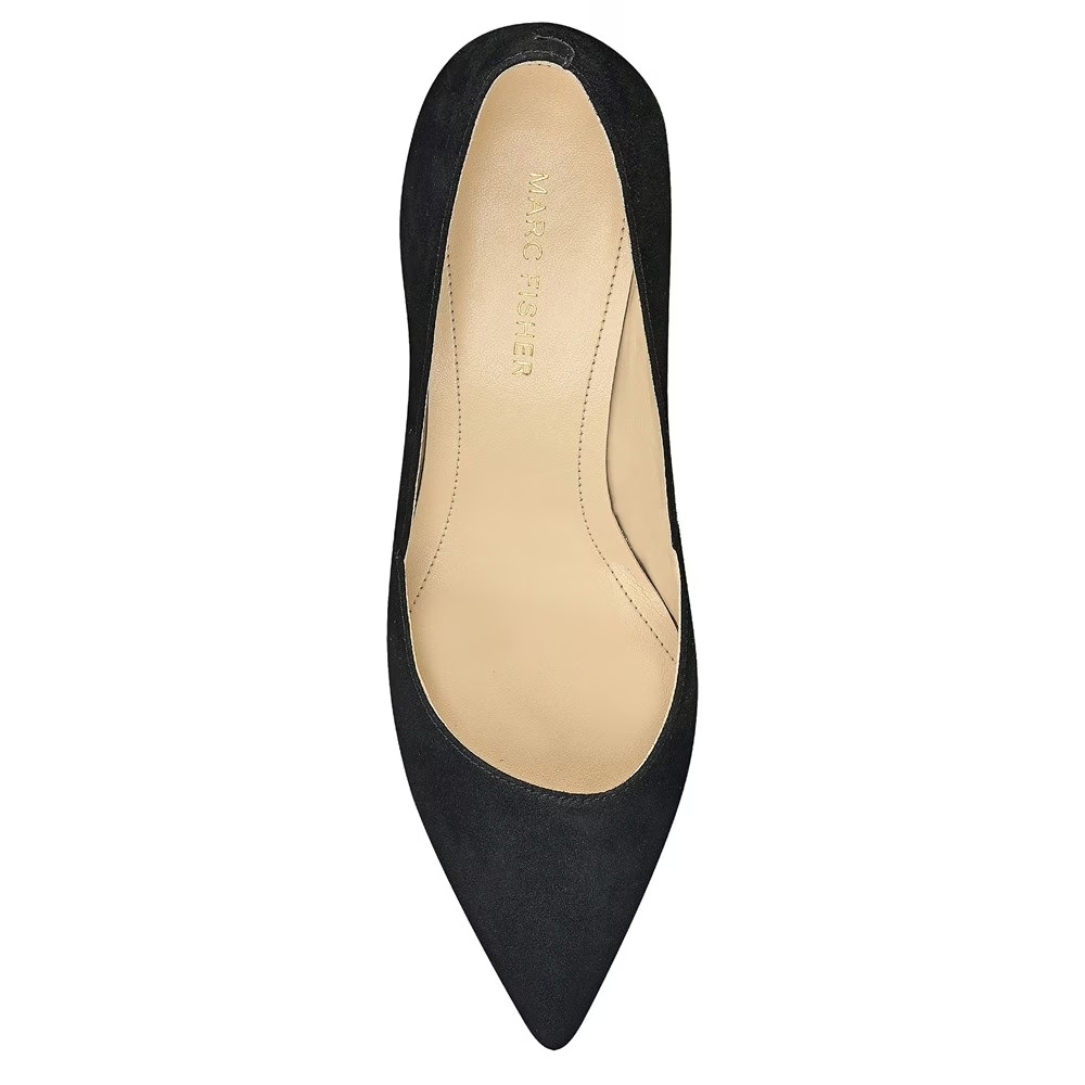 Туфли на каблуке Tuscany Marc Fisher, black suede — фото 3