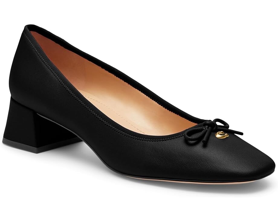 

Туфли COACH Ava Ballet Pumps, черный