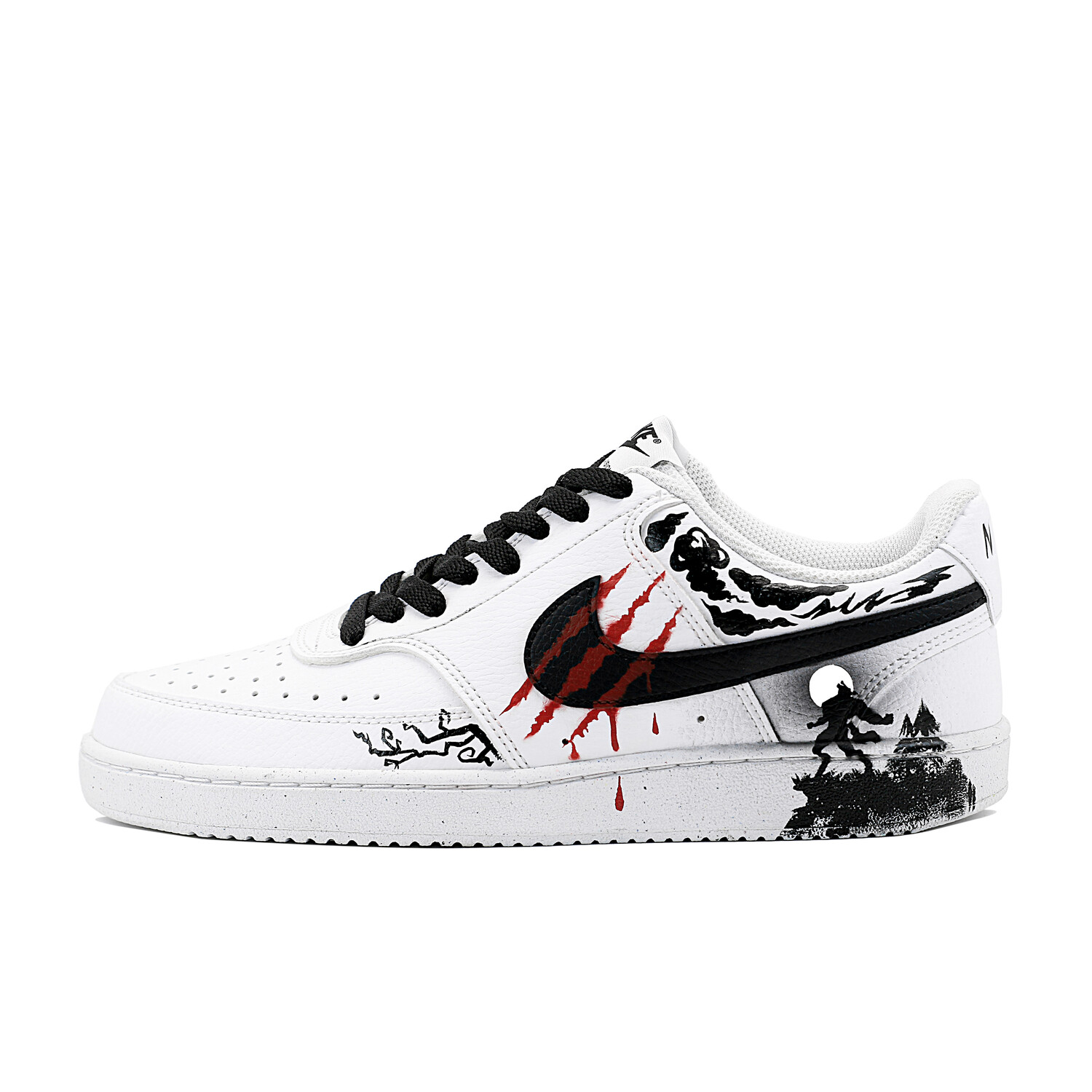 

Кроссовки для скейтборда Court Vision 1 мужские низкие черный Nike