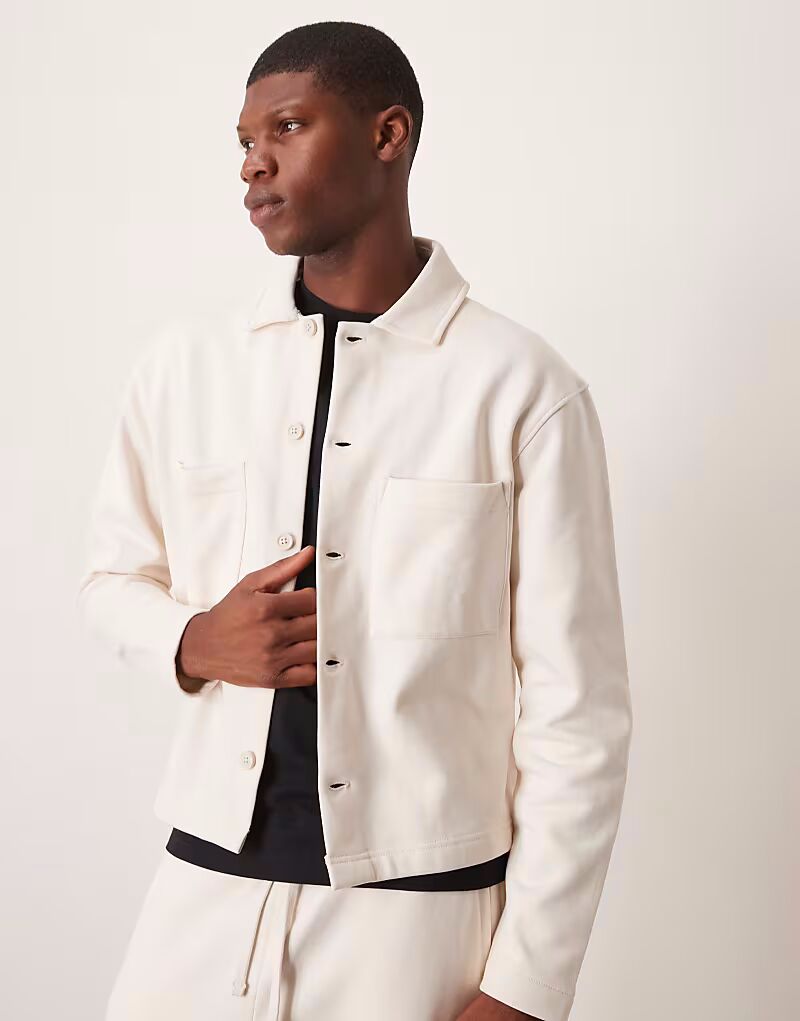 

Премиальная куртка-бомбер ASOS DESIGN цвета экрю - CREAM