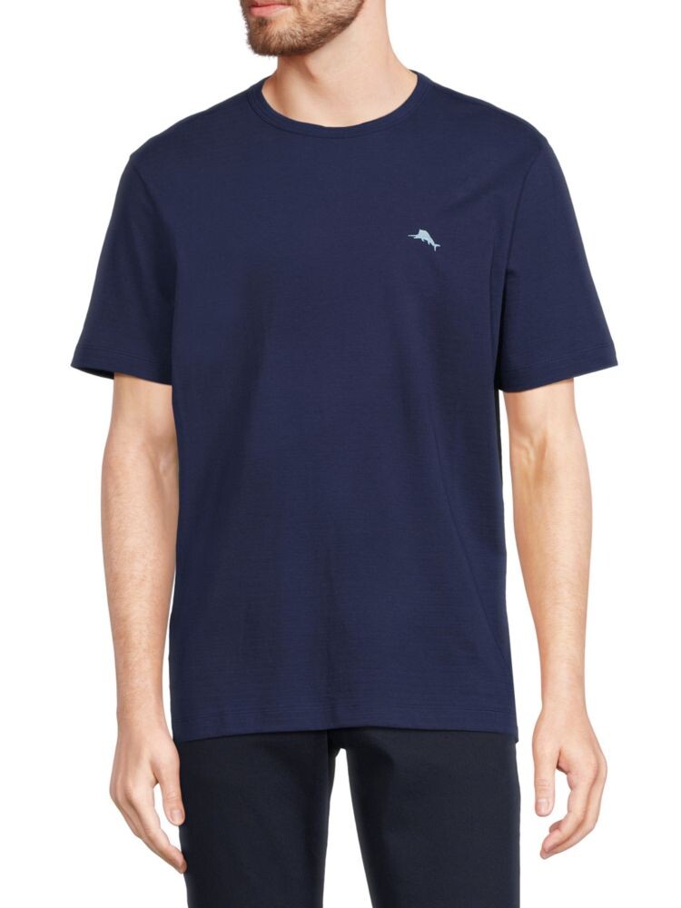 

Футболка Costa Cruz с круглым вырезом с короткими рукавами Tommy Bahama, цвет Throne Blue
