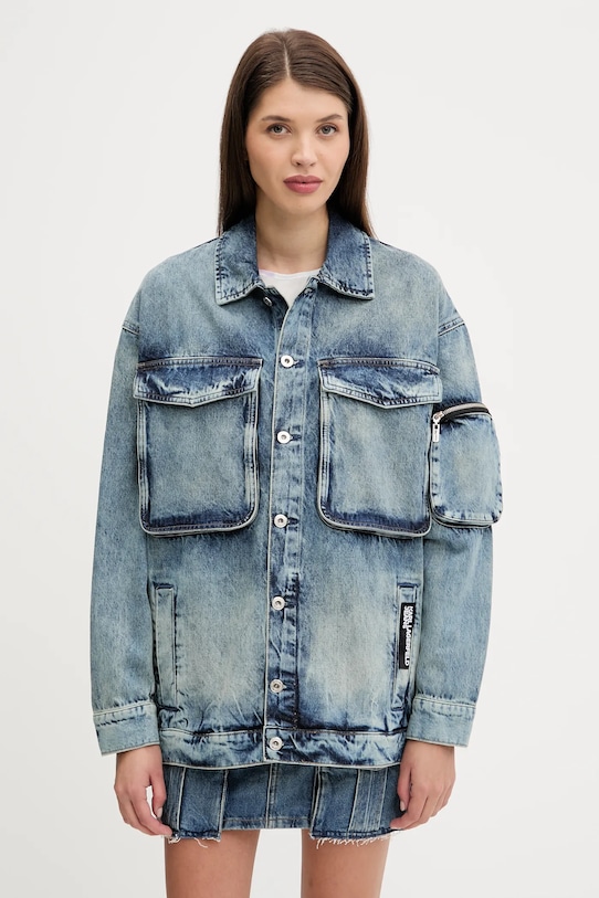 

Джинсовая куртка Karl Lagerfeld Jeans, синий