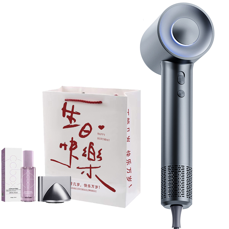 

Фен для волос Aux, Silver Gray [Limited Birthday Gift Bag + Wind Nozzle + Essential Oil]