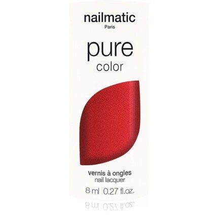 

Nailmatic Лак для ногтей Pure Color - Amour-Rouge Nacre / Красный мерцающий, 8 мл