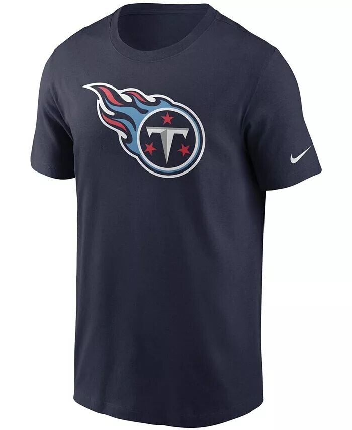 Мужская темно-синяя футболка с логотипом Tennessee Titans Primary Nike — фото 3