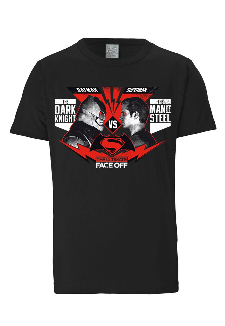

Футболка LOGOSHIRT Shirt Batman vs Superman - Face Off, черный