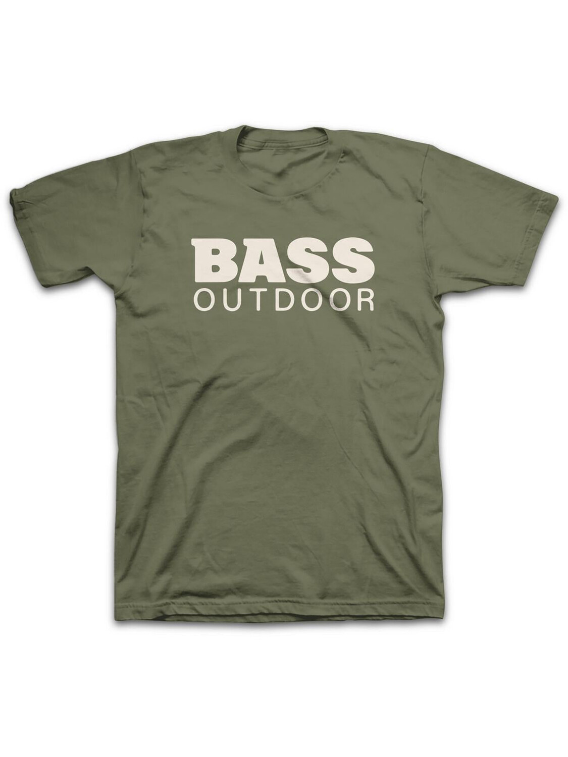 

Мужская футболка из джерси с круглым вырезом BASS OUTDOOR, цвет Loden Green