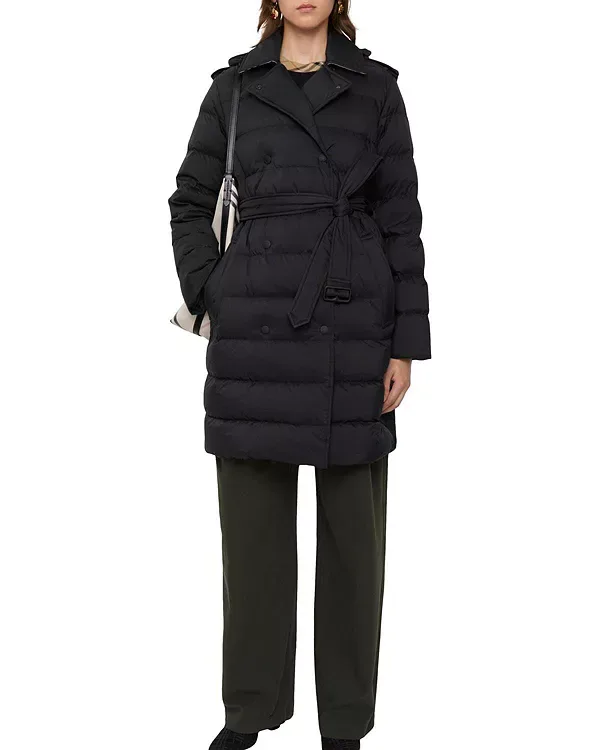Куртка пуховая Burberry, женская, черный
