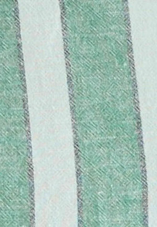 Летняя блузка на пуговицах, облегающего кроя. Next, Green White — фото 4