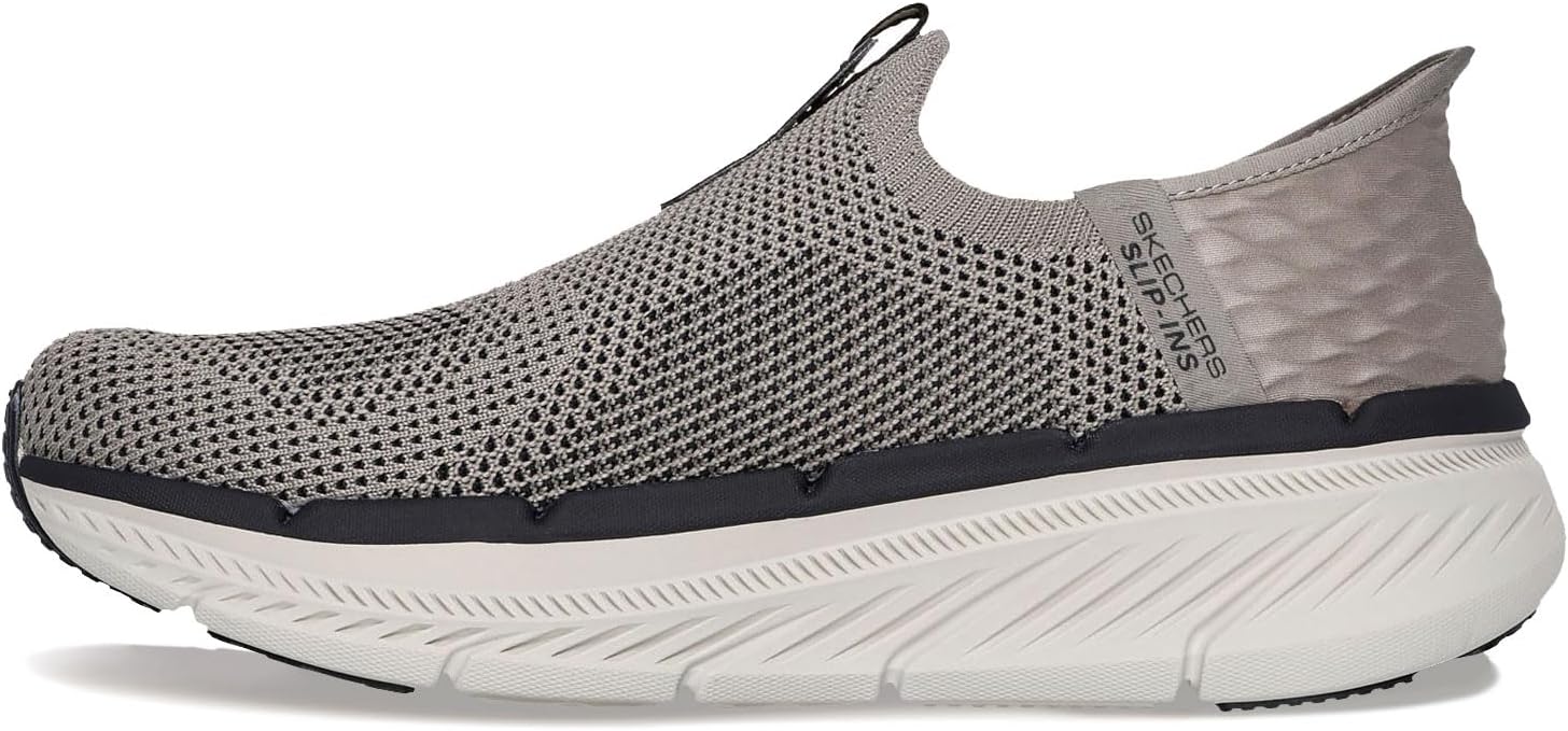 Мужские слипоны Skechers Max Cushioning Premier 2.0, Taupe — фото 3